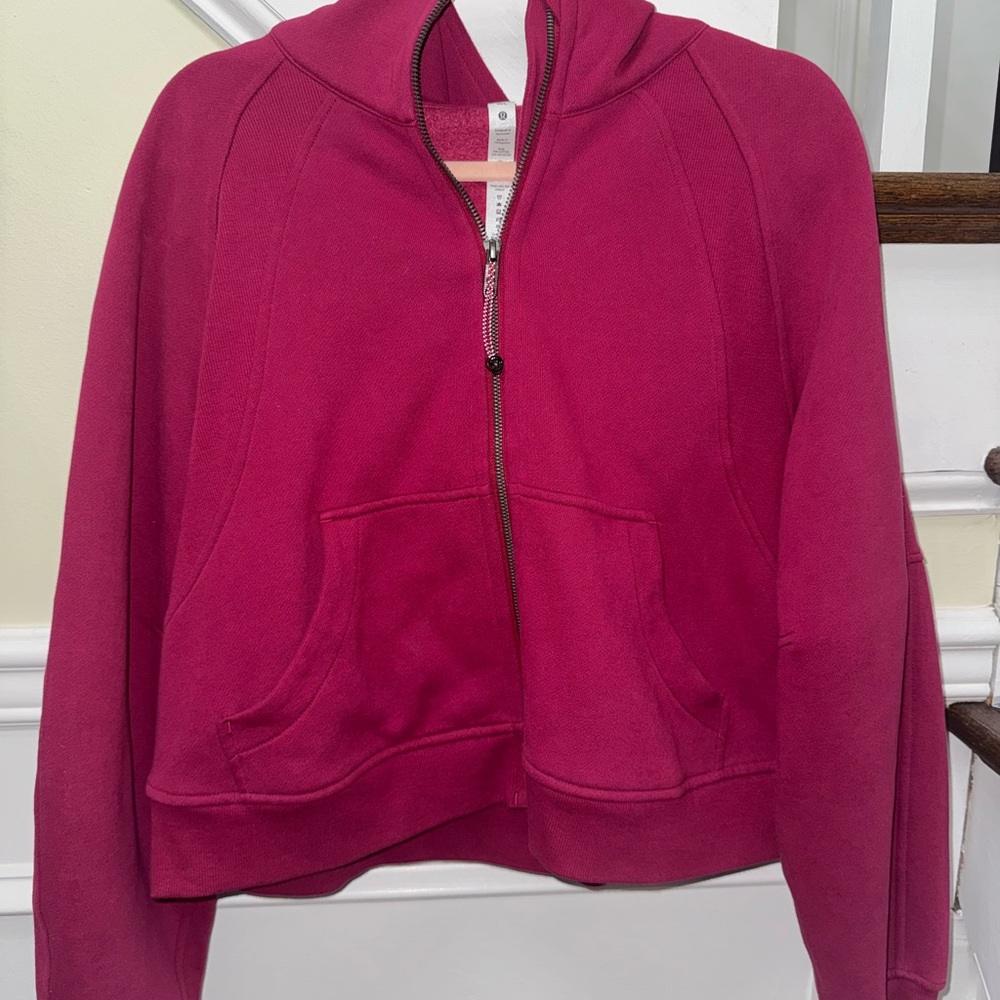 lululemon athletica Fuchsia Zip-Up Hoodie